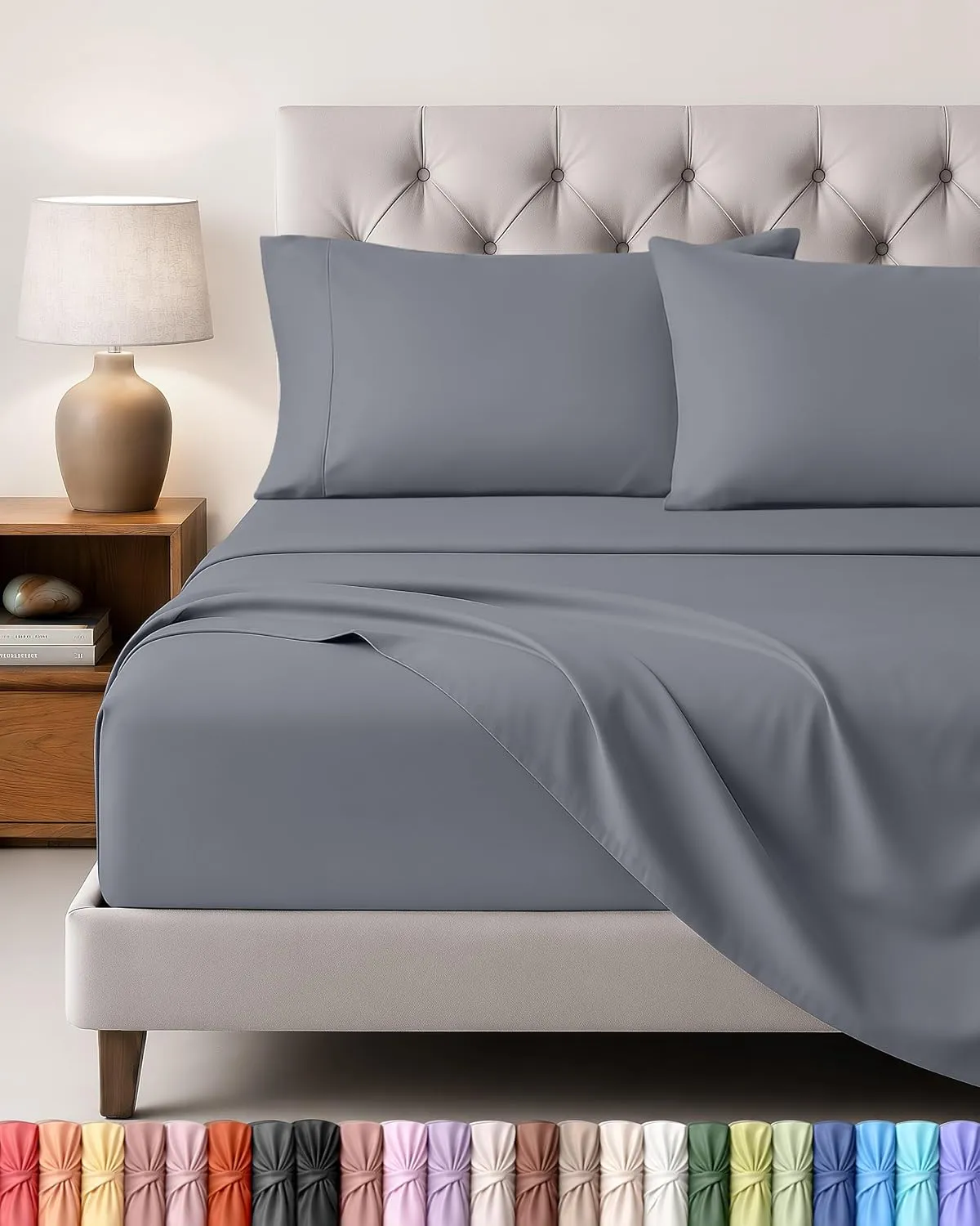 Juego de sábanas Utopia Bedding 4 piezas microfibra gris 135 cm: ventajas, pegas y veredicto final