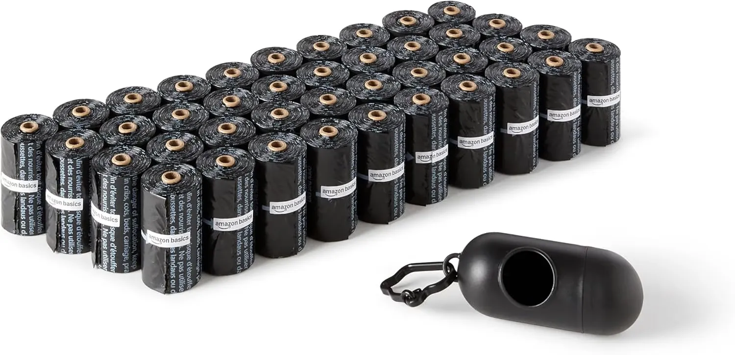 Bolsas para perros Amazon Basics con dispensador