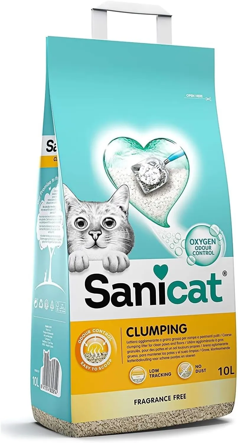 Review: Arena aglomerante para gatos Sanicat sin perfume 10L — ¿Vale la pena en 2026? — imagen 2