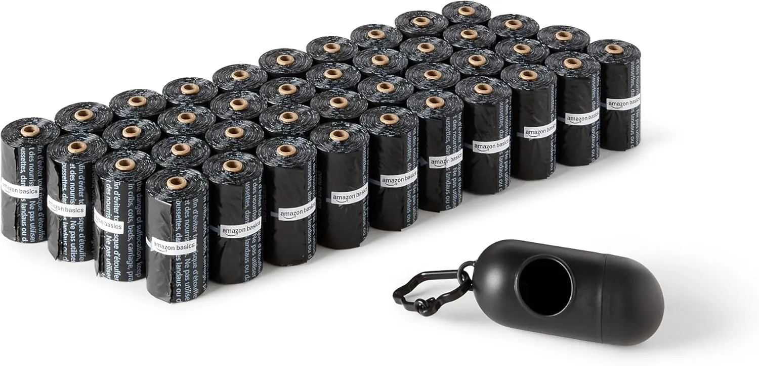 Bolsas para perros Amazon Basics con dispensador