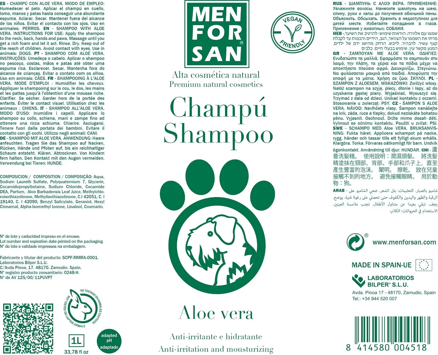 Review: Champú aloe vera para perros MENFORSAN 1L — ¿Vale la pena en 2026? — imagen 3