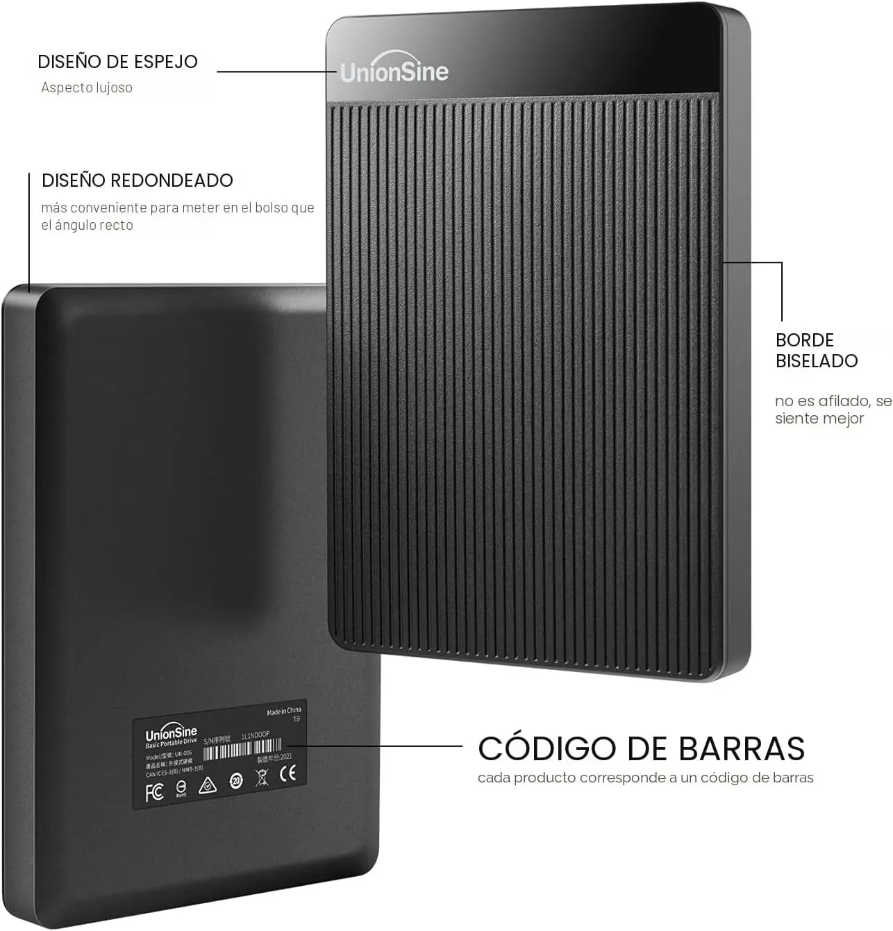 Análisis de Disco duro externo UnionSine 500GB USB 3.0: lo bueno, lo mejorable y para quién es — imagen 2