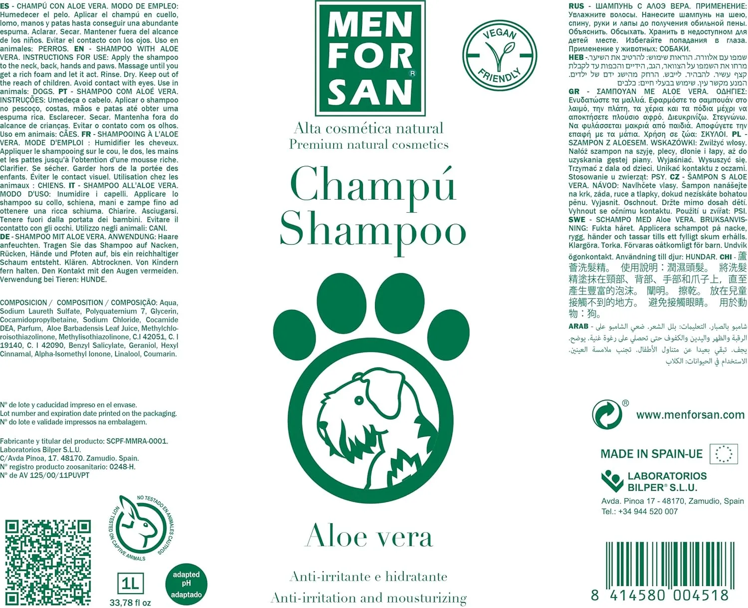 Review: Champú aloe vera para perros MENFORSAN 1L — ¿Vale la pena en 2026? — imagen 2