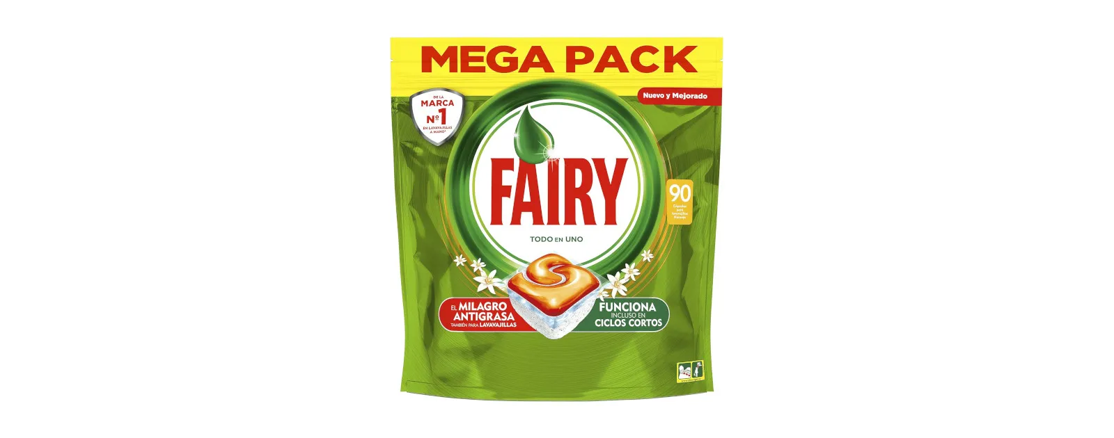 Fairy mega pack - detergente lavavajillas